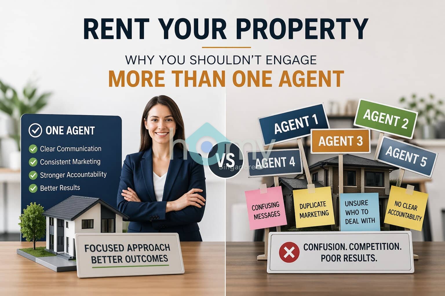 Why you Should engage more than 1 agent to rent your property