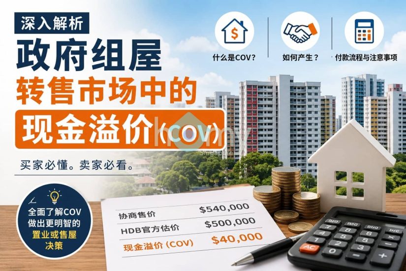 政府组屋转售市场现金溢价解析