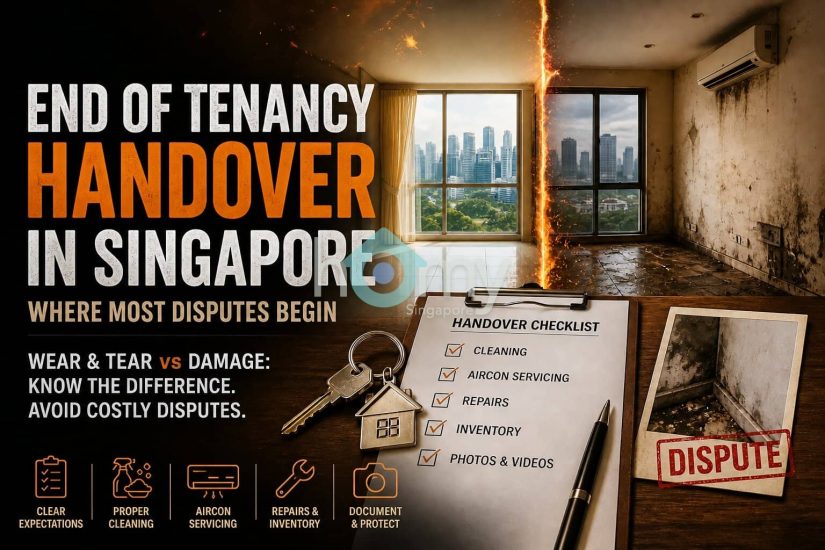End of tenancy handover in Singapore